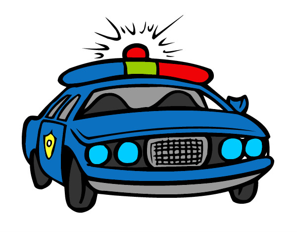 Desenho Carro de polícia pintado por vitorss