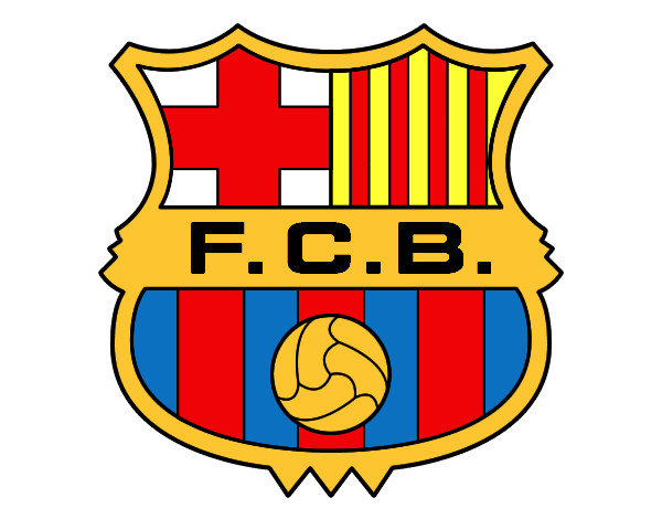Desenho Emblema do F.C. Barcelona pintado por alejandro2