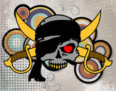 Desenho Símbolo pirata pintado por alejandro2