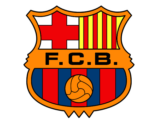 Desenho Emblema do F.C. Barcelona pintado por Leonardo_8