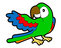 Desenho de Papagaios para colorear
