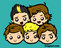 Desenho de One Direction para colorear