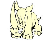 Desenho Rinoceronte II pintado por marcosanto