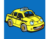 Desenho Herbie Taxista pintado por Guilerme2