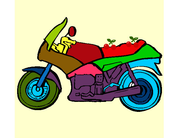 Desenho Motocicleta pintado por JOAORAFAEL