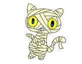 Desenho O gato momia pintado por danielah