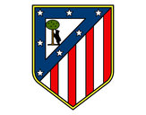 Desenho Emblema do Club Atlético de Madrid pintado por Hurlebaus