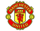 Desenho Emblema do Manchester United pintado por Hurlebaus