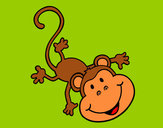 Desenho Macaco encantador pintado por camilam
