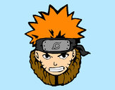 Desenho Naruto enfurecido pintado por kauanbasto