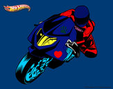 Desenho Hot Wheels Ducati 1098R pintado por johnatha
