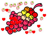 Desenho Uvas roxas pintado por Laurinha10