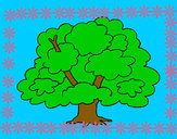 Desenho Árvore pintado por brunacozze