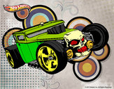 Desenho Hot Wheels Bone Shaker pintado por Clarinha2