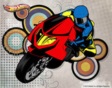 Desenho Hot Wheels Ducati 1098R pintado por guigu