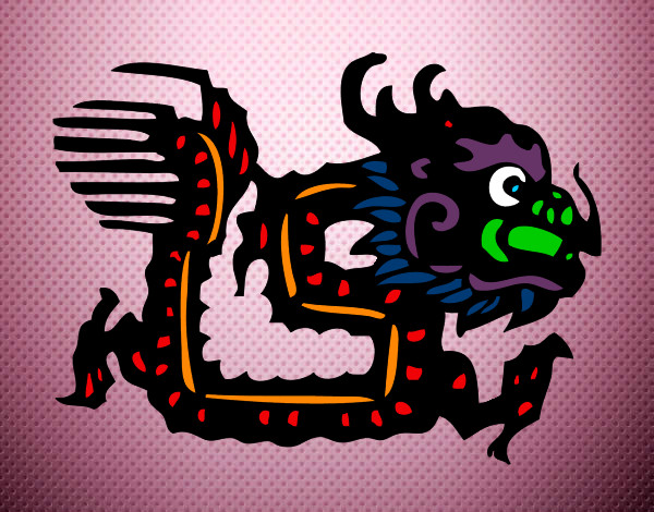 Desenho Signo do dragão pintado por -Gabriel-