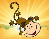 Desenho Macaco encantador pintado por marcelle