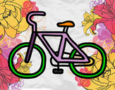 Desenho Bicicleta básico pintado por Narf