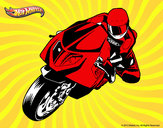 Desenho Hot Wheels Ducati 1098R pintado por kleidd