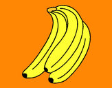 Desenho Plátanos pintado por clarab
