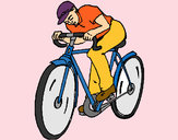 Desenho Ciclismo pintado por ImShampoo