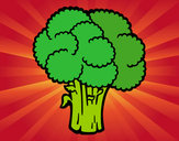 Desenho Verdura de brócolos pintado por ImShampoo