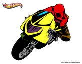 Desenho Hot Wheels Ducati 1098R pintado por Thoppo