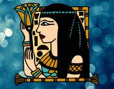 Desenho Cleopatra pintado por rafaella20