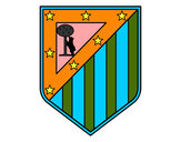 Desenho Emblema do Club Atlético de Madrid pintado por Enzinho