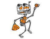 Desenho Robô jogando basebol pintado por PABLOLOPES