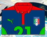 Desenho Camisa da copa do mundo de futebol 2014 da Itália pintado por EduardoT