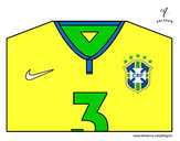 Desenho Camisa da copa do mundo de futebol 2014 do Brasil pintado por igornick