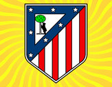 Desenho Emblema do Club Atlético de Madrid pintado por Riquelme