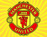 Desenho Emblema do Manchester United pintado por Riquelme