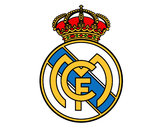 Desenho Emblema do Real Madrid C.F. pintado por Riquelme