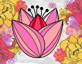 Desenho Flor de túlipa pintado por Liloca10