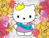 Desenho Kitty princesa pintado por elsa77789
