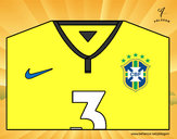Desenho Camisa da copa do mundo de futebol 2014 do Brasil pintado por batatinha