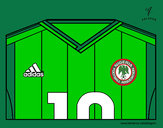 Desenho Camisa da copa do mundo de futebol 2014 da Nigéria pintado por juliarsr