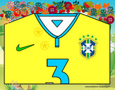 Desenho Camisa da copa do mundo de futebol 2014 do Brasil pintado por ArthurG