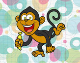 Desenho Macaco-prego pintado por ImShampoo