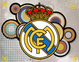 Desenho Emblema do Real Madrid C.F. pintado por Bruna_11