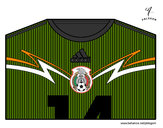 Desenho Camisa da copa do mundo de futebol 2014 do México pintado por sandramara