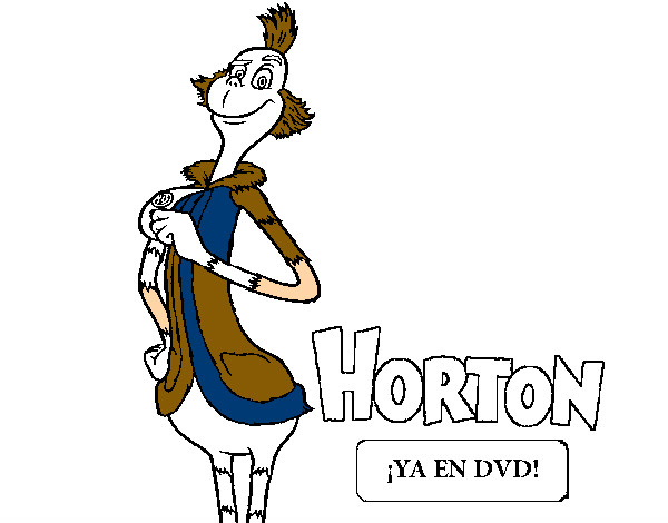 Desenho Horton - Prefeito pintado por junior5f5