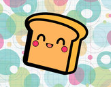 Desenho Tosta de pão pintado por ImShampoo