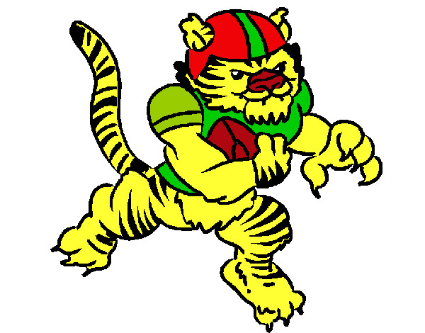 Desenho Jogador tigre pintado por Samuelmart