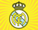 Desenho Emblema do Real Madrid C.F. pintado por dudulegal