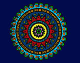 Desenho Mandala étnica pintado por RegisAssun