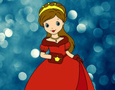 Desenho Princesa elegante pintado por ImShampoo