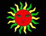 Desenho Sol pintado por jhonatan9
